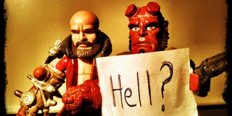 Hellboy warmup by MarcelZero via DeviantArt