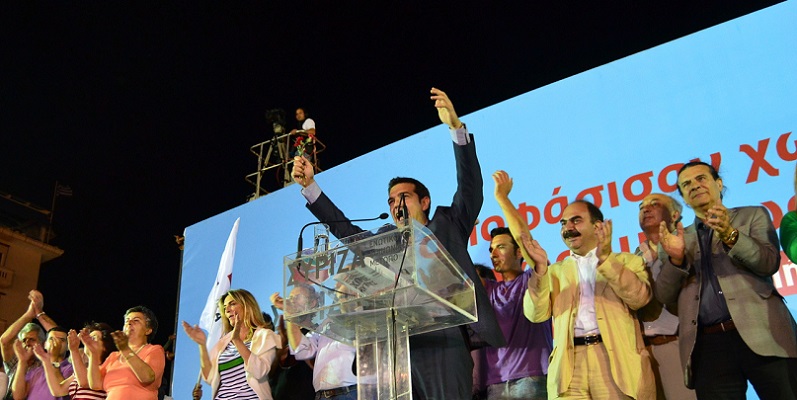 SYRIZA rally