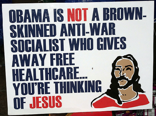 Poster on Day 17 of Occupy Wall Street. Photo by David Shankbone, October 3, 2011. Available via Flickr.