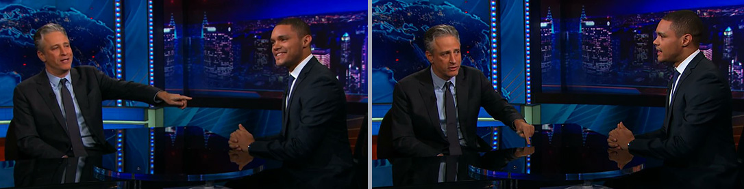 Daily Show; Stewart and Noah