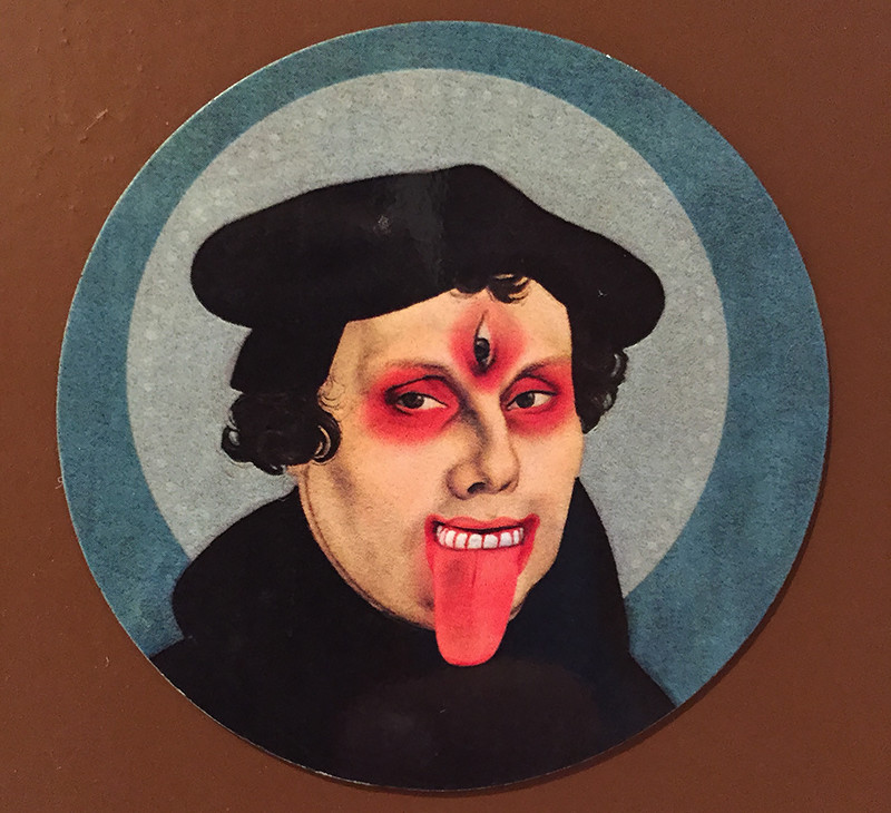 A Martin Luther magnet from the IAHR Conference