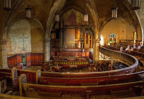 abandoned church
