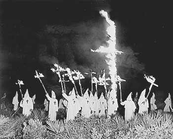 A Ku Klux Klan meeting in Gainesville, Florida, Dec. 31, 1922. By Flickr user Image Editor Creative Commons License by CC BY 2.0