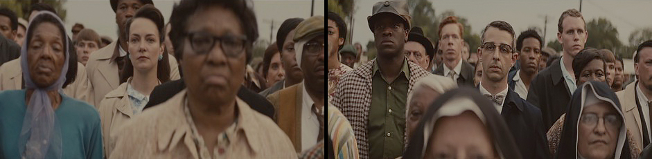 FROM LEFT TO RIGHT: Tara Ochs as Viola Liuzzo in "Selma". Jeremy Strong as James Reeb in "Selma".